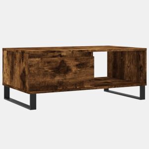 Mesa de Centro, Mesa baixa, 90x50x36,5 cm derivados madeira carvalho fumado