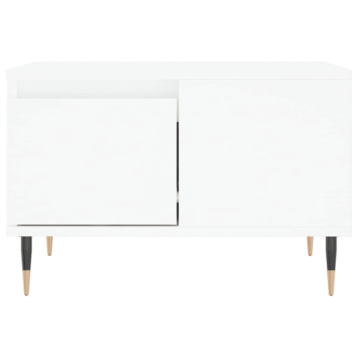 Mesa de Centro, Mesa baixa, 55x55x36,5 cm derivados de madeira branco