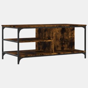Mesa de Centro, Mesa baixa, 100x50x45 cm derivados madeira carvalho fumado