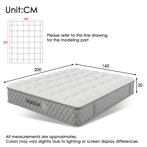 Cama hidráulica 160x200 cm - Com LED, armazenamento, portas USBType-C - Bege
