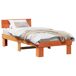 Estructura de cama simple para adultos 103x208 Estructura de cama simple para adultos 103x208 Marrón