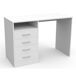 Escritorio con 4 Cajones, Mesa de Oficina, Despacho Ordenador 110x50 Escritorio con 4 Cajones, Mesa de Oficina, Despacho Ordenador 110x50 Blanco