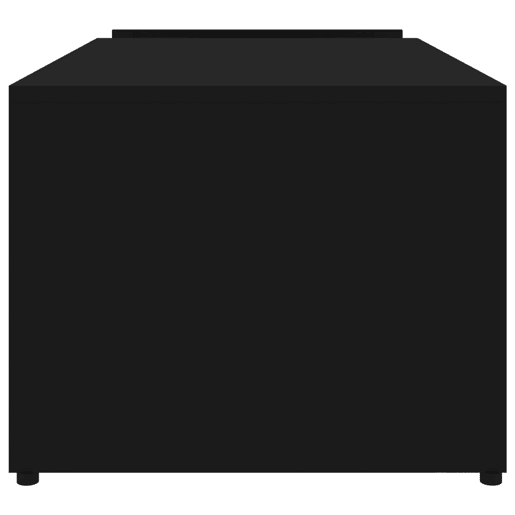 Mesa de Centro, Mesa baixa, 90x45x35 cm derivados de madeira preto