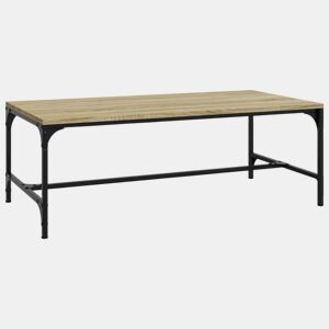 Mesa de Centro, Mesa baixa, 100x50x35 cm derivados madeira carvalho sonoma
