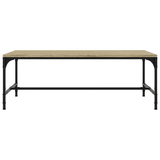 Mesa de Centro, Mesa baixa, 100x50x35 cm derivados madeira carvalho sonoma