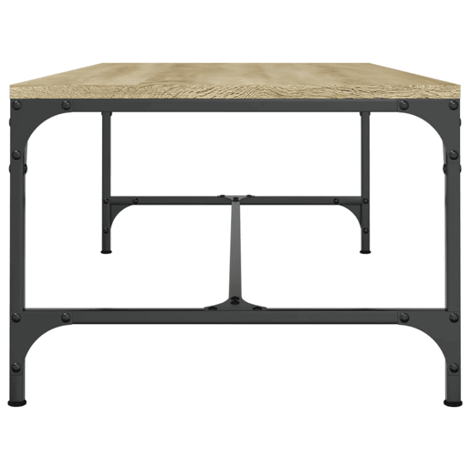 Mesa de Centro, Mesa baixa, 100x50x35 cm derivados madeira carvalho sonoma