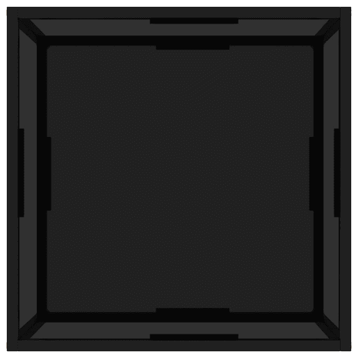 Mesa de Centro, Mesa baixa, 60x60x35 cm vidro temperado preto Mesa de Centro, Mesa baixa, 60x60x35 cm vidro temperado preto