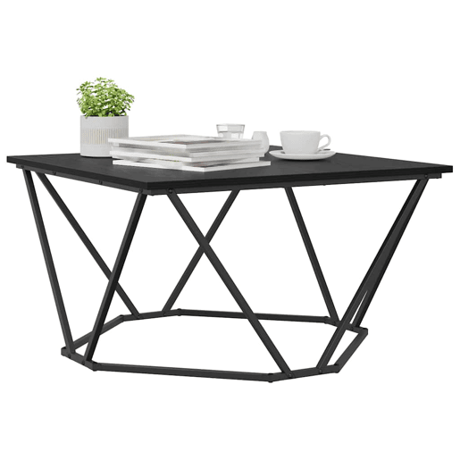 Mesa de Centro, Mesa baixa, Carvalho Preto 80 x 80 x 45 cm