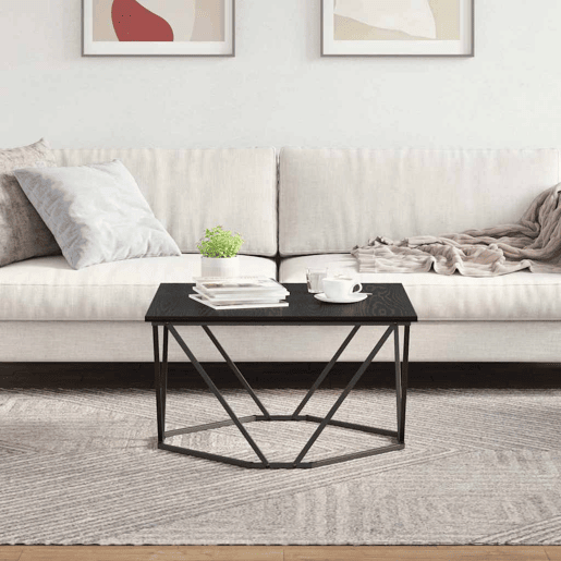 Mesa de Centro, Mesa baixa, Carvalho Preto 80 x 80 x 45 cm