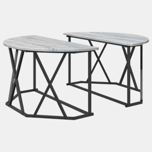 Mesa de Centro, Mesa baixa, Cinza Sonoma 80 x 80 x 42 cm