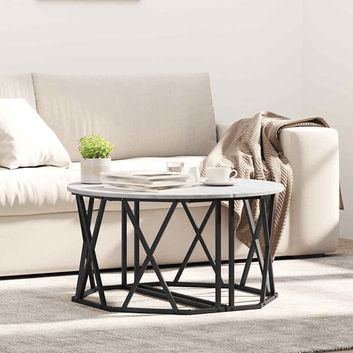 Mesa de Centro, Mesa baixa, Cinza Sonoma 80 x 80 x 42 cm