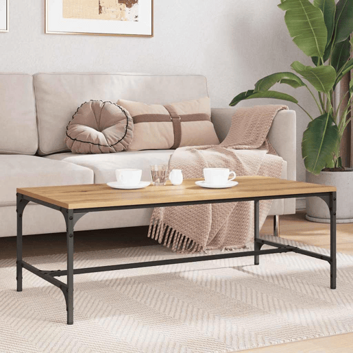 Mesa de Centro, Mesa baixa, Carvalho Artesanal 100 x 50 x 35 cm