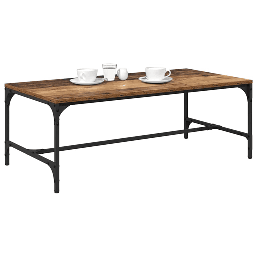 Mesa de Centro, Mesa baixa, Madeira Antiga 100 x 50 x 35 cm