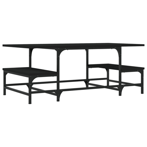 Mesa de Centro, Mesa baixa, 100x50,5x40 cm derivados de madeira preto