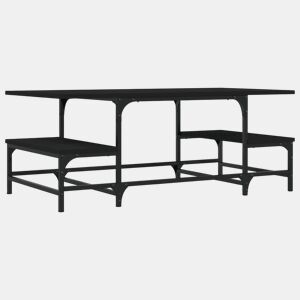 Mesa de Centro, Mesa baixa, 100x50,5x40 cm derivados de madeira preto