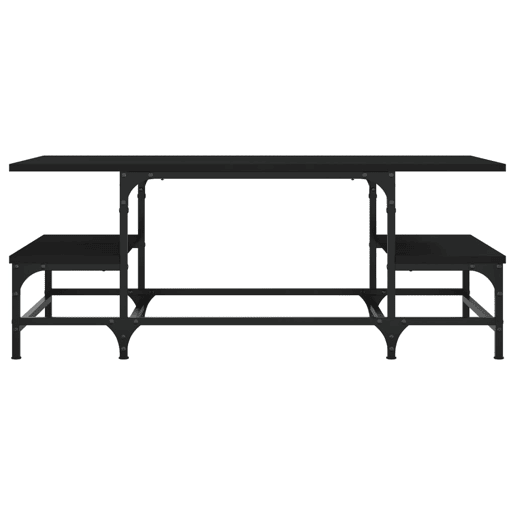 Mesa de Centro, Mesa baixa, 100x50,5x40 cm derivados de madeira preto