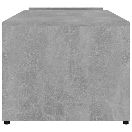 Mesa de Centro, Mesa baixa, 90x45x35 cm derivados madeira cinzento cimento