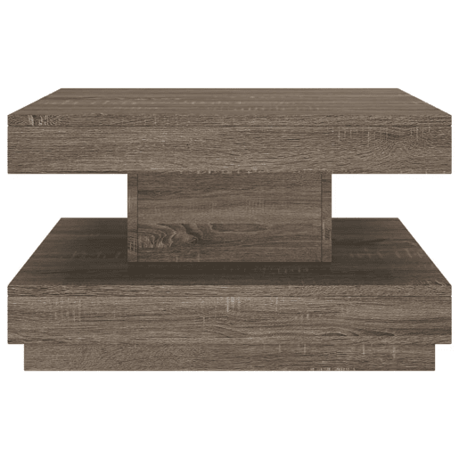 Mesa de Centro, Mesa baixa, 60x60x35 cm MDF cinzento