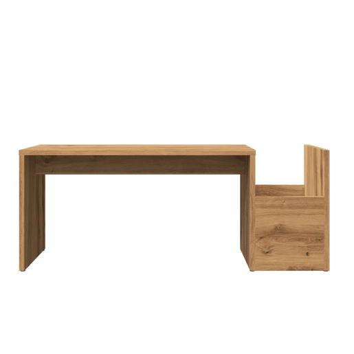 Mesa de Centro, Mesa baixa, 90x45x35 cm derivados madeira carvalho artisiano