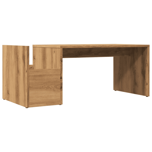 Mesa de Centro, Mesa baixa, 90x45x35 cm derivados madeira carvalho artisiano