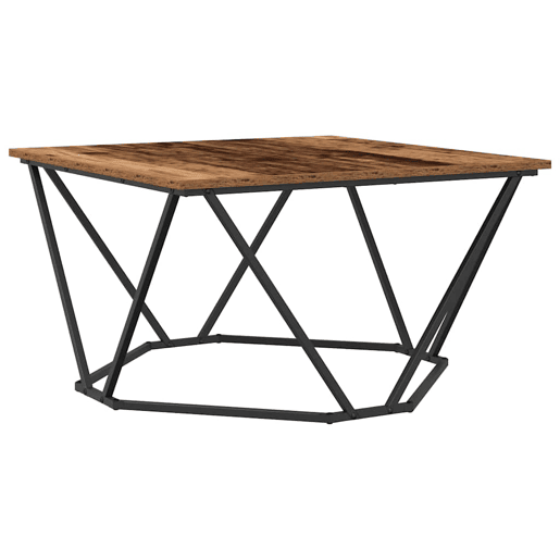 Mesa de Centro, Mesa baixa, Madeira Antiga 80 x 80 x 45 cm