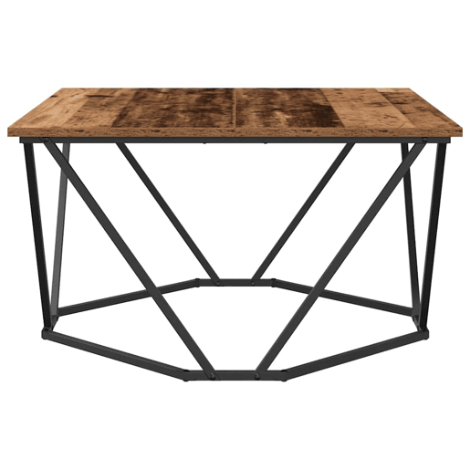 Mesa de Centro, Mesa baixa, Madeira Antiga 80 x 80 x 45 cm