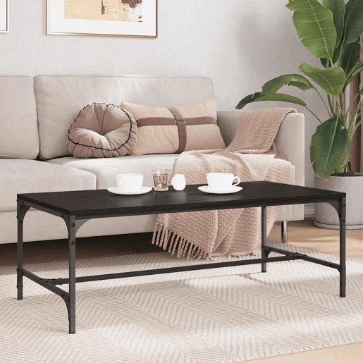 Mesa de Centro, Mesa baixa, Carvalho Preto 100 x 50 x 35 cm