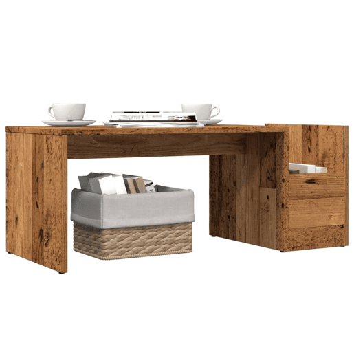 Mesa de Centro, Mesa baixa, 90x45x35 cm derivados de madeira madeira velha