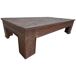 Mesa de centro de madera acabado artesanal 150x85 Mesa de centro de madera acabado artesanal 150x85 Marrón