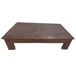 Mesa de centro de madera acabado artesanal 150x85 Mesa de centro de madera acabado artesanal 150x85 Marrón