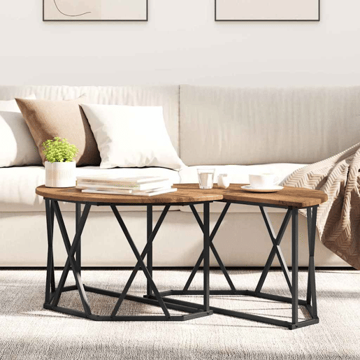 Mesa de Centro, Mesa baixa, Madeira Antiga 80 x 80 x 42 cm
