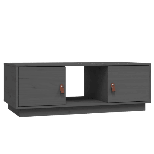 Mesa de Centro, Mesa baixa, 100x50x35 cm pinho maciço cinza