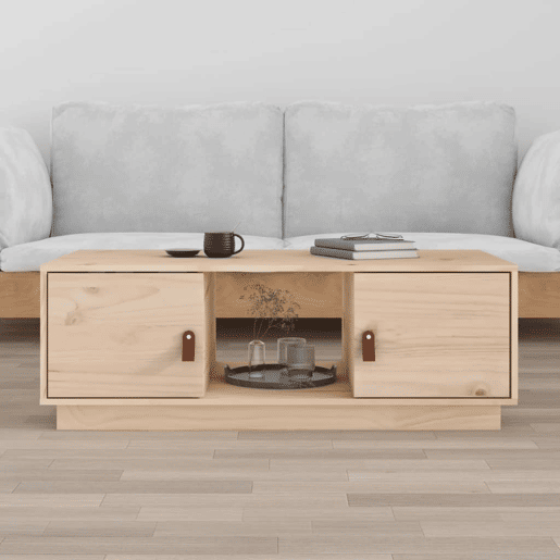 Mesa de Centro, Mesa baixa, 100x50x35 cm pinho maciço