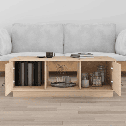 Mesa de Centro, Mesa baixa, 100x50x35 cm pinho maciço