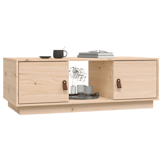Mesa de Centro, Mesa baixa, 100x50x35 cm pinho maciço