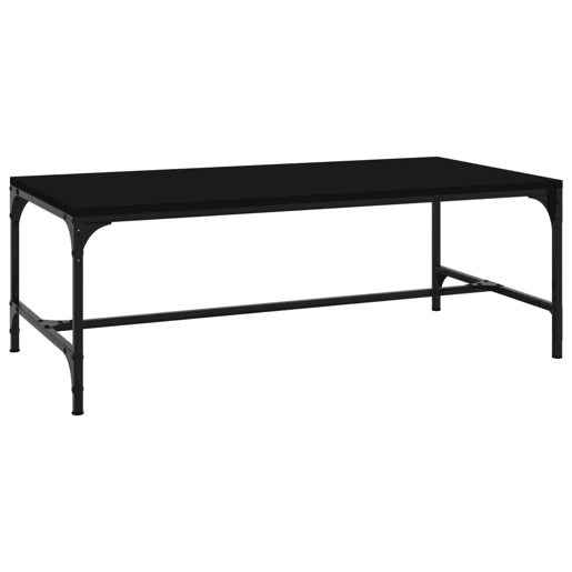Mesa de Centro, Mesa baixa, 100x50x35 cm derivados de madeira preto