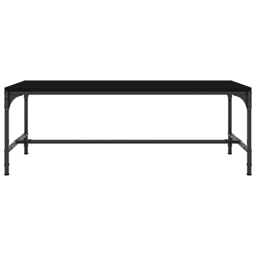 Mesa de Centro, Mesa baixa, 100x50x35 cm derivados de madeira preto