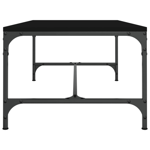 Mesa de Centro, Mesa baixa, 100x50x35 cm derivados de madeira preto