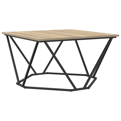 Mesa de Centro, Mesa baixa, Carvalho Sonoma 80 x 80 x 45 cm
