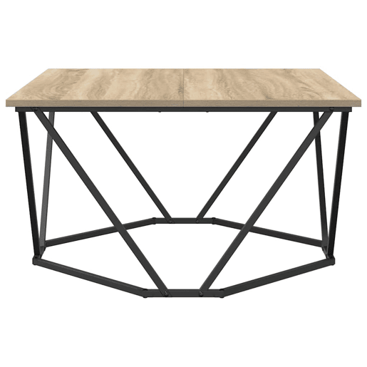 Mesa de Centro, Mesa baixa, Carvalho Sonoma 80 x 80 x 45 cm
