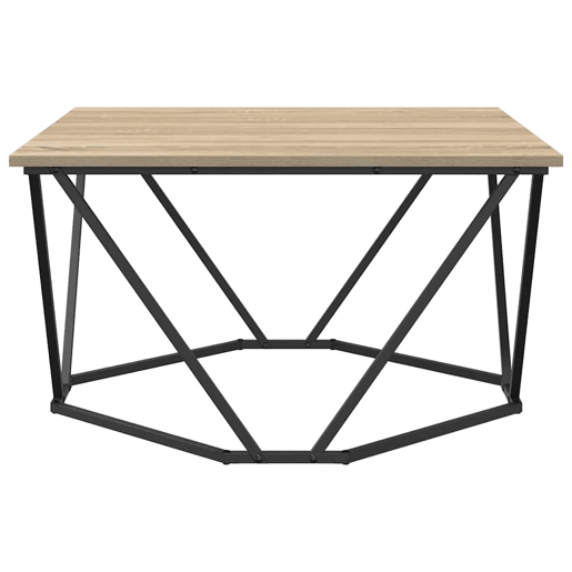 Mesa de Centro, Mesa baixa, Carvalho Sonoma 80 x 80 x 45 cm