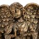 Figura de decoración angel de metal Figura de decoración angel de metal Dorado