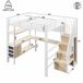 Cama alta para niños 251x146 Cama alta para niños 251x146 Blanco