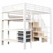 Cama alta para niños 251x146 Cama alta para niños 251x146 Blanco