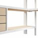 Cama alta para niños 251x146 Cama alta para niños 251x146 Blanco
