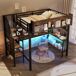 Cama alta para niños 255x164 Cama alta para niños 255x164 Negro