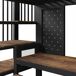 Cama alta para niños 255x164 Cama alta para niños 255x164 Negro