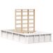 Estructura de cama individual para adultos Estructura de cama individual para adultos Blanco