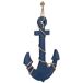 Figura de decoración ancla colgante Figura de decoración ancla colgante Azul