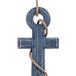 Figura de decoración ancla colgante Figura de decoración ancla colgante Azul